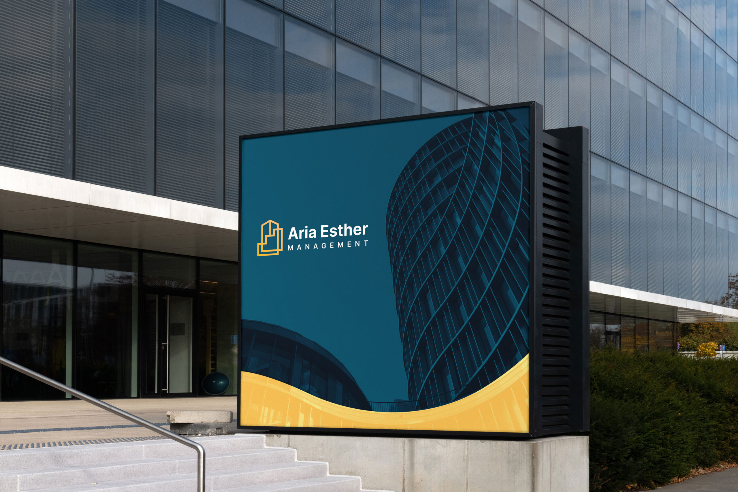 logo-design-real-estate-aria-esther-mockup-billboard
